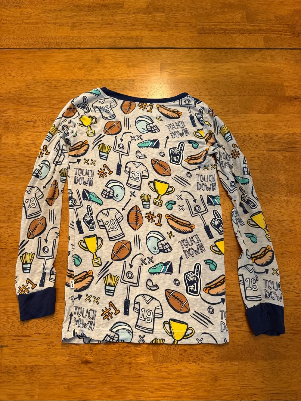 Little Sleepies LS 5/6 Game Day Football Bamboo long Sleeve Pajamas